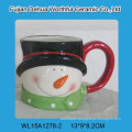 Elegant santa claus shape ceramic tea pot